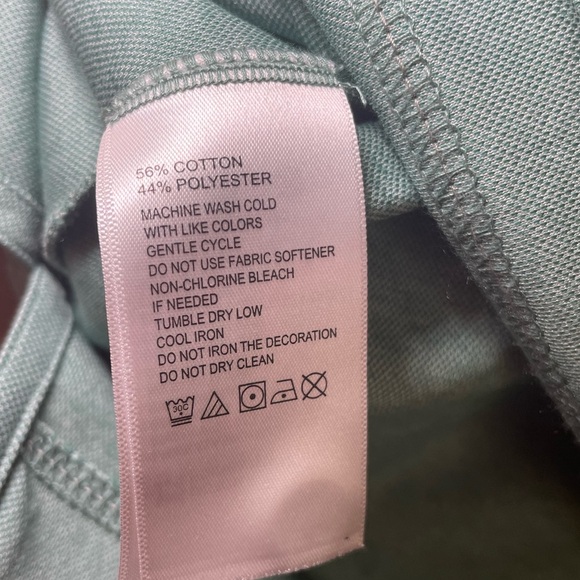 Tommy Bahama classic fit green Polo sz M - Picture 8 of 11